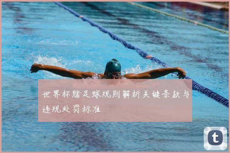 世界杯赌足球规则解析关键条款与违规处罚标准